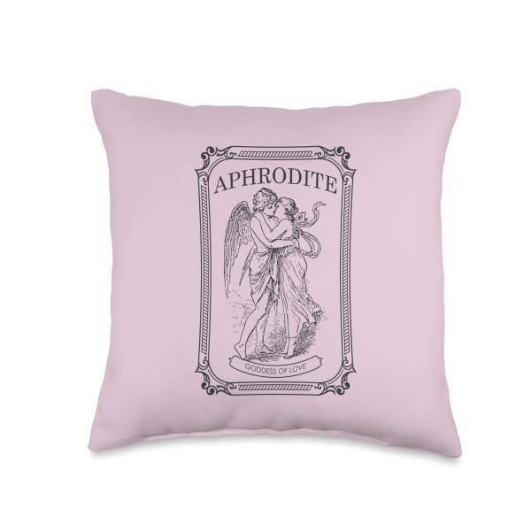 Chapter Keepers Aphrodite Mythology-Ancient Greek Gods and Myths Throw Pillow, 16x16