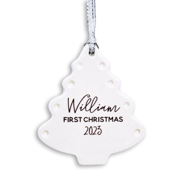 Tree Ornament, Personalized Baby's First Christmas Ornament, Baby, My First Christmas, New Baby Gift