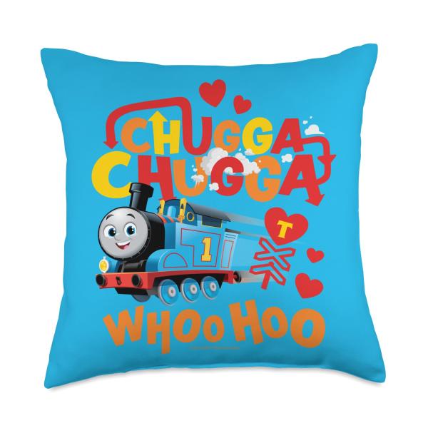 Thomas ＆ Friends Chugga Chugga Thomas ＆ Hearts Throw Pillow