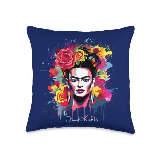 Frida Kahlo - Variety of Items Throw Pillow