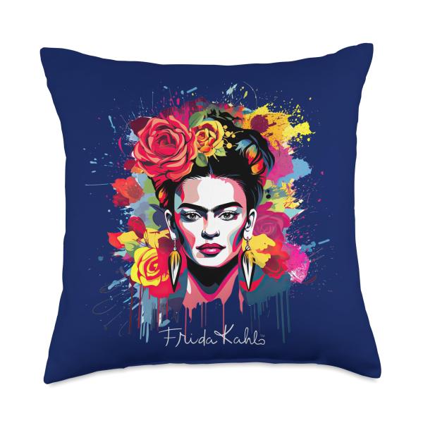 Frida Kahlo - Variety of Items Throw Pillow