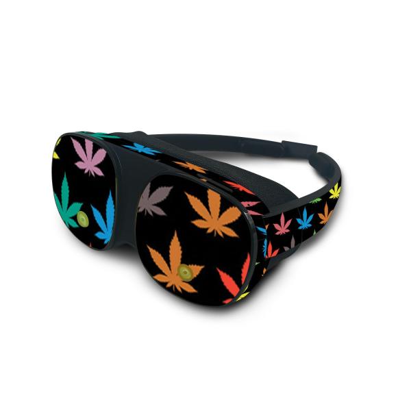 MightySkins HTC Vive Flow 用ビニールスキン「Sticky Icky Icky」保護デカールラップ 着脱簡単