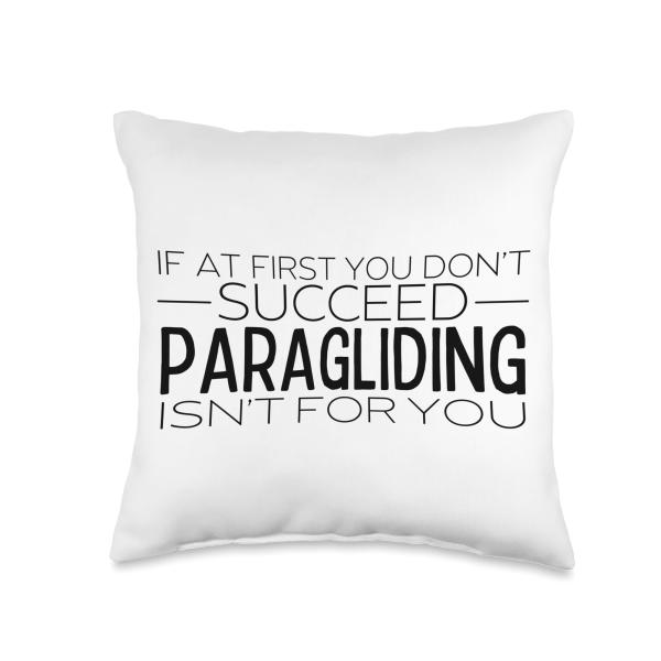 Skydiving Gifts Accessories And Base Jumping Gear Jumping Parachute Skydiving Base Jumper Throw Pillow, 16x16
