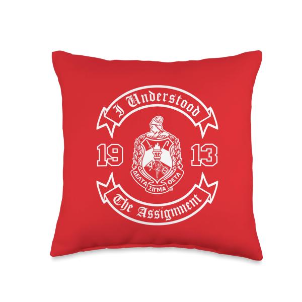 Delta Sigma Theta Sorority, Delta Black History Girl Pride Throw Pillow
