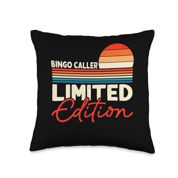Bingo Caller Limited Edition Throw Pillow