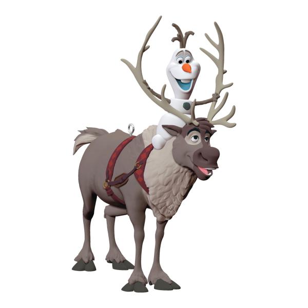 Hallmark Keepsake Christmas Ornament 2024, Disney Frozen Olaf and Sven, Gifts for Disney Fans
