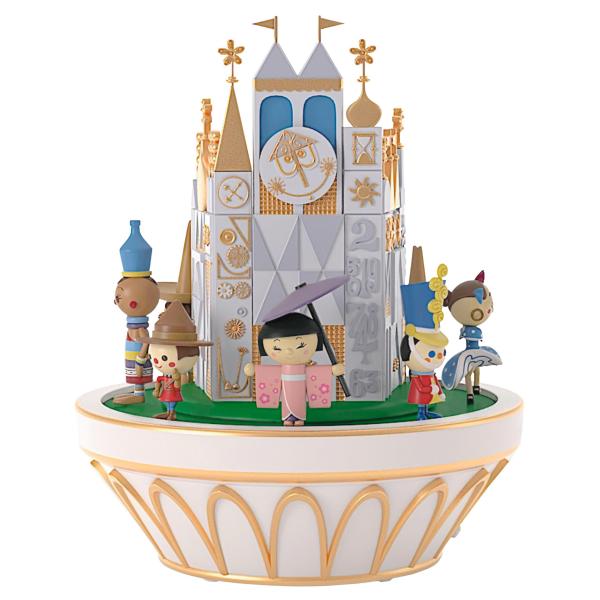 Hallmark 記念品 クリスマスオーナメント 2024、Disney It's a Small World 音と動きで航海した最も幸せなクルーズ、ディズニーファンへのギフト。