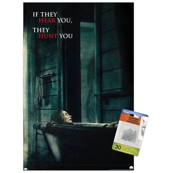 A Quiet Place - One Sheet Wall Poster with Push Pins