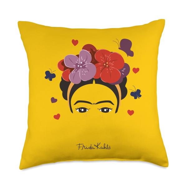 Frida Kahlo - Variety of Items Throw Pillow