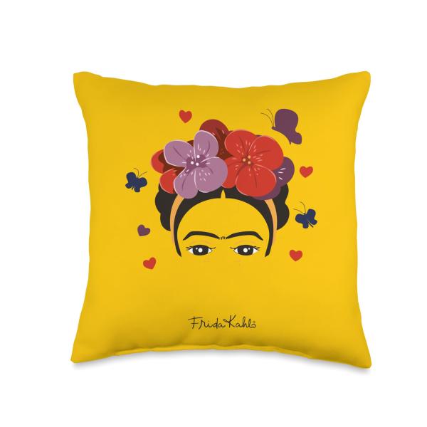 Frida Kahlo - Variety of Items Throw Pillow