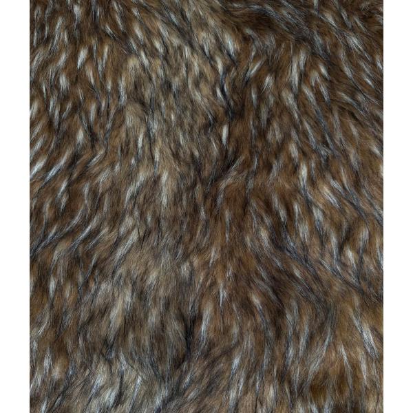 Faux Animal Fake Fur 3-inch Long Pile 1400gram Per Meter, Heavy 65" Wide Fabric Full, Plush, Fluffy shag Warm Soft Coat, Fashion Fursuit Costume, lux
