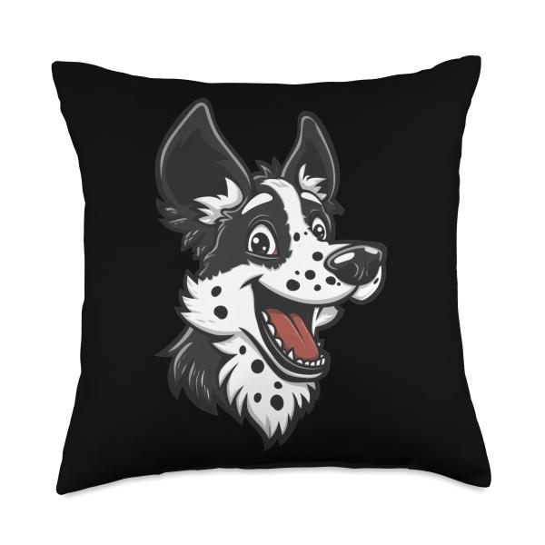 Mudi | Cartoon Artwork Throw Pillow