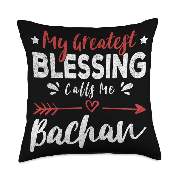 My Greatest Blessing Calls Me Bachan Japanese Grandma Throw Pillow