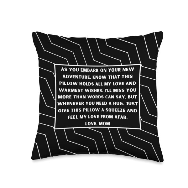 Gift for Daughter Son Moving Away Going Away Gift From Mom Throw Pillow