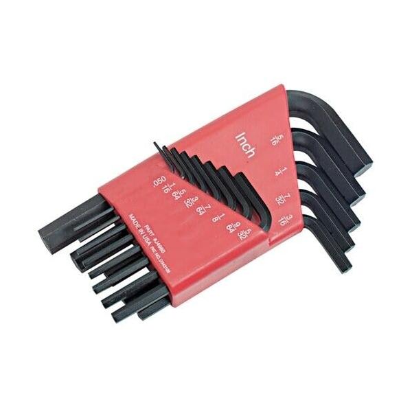 For Proto J4980 13 Piece Standard Arm Hex Key Set with Plastic Holder
