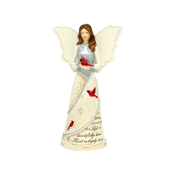 Pavilion Gift Company - in Loving Memory - 7.5インチ エンジェルフィギュア 記憶喪失 死別 葬儀 哀悼 悲しみ 枢機卿 プレゼント