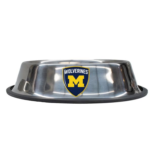 Littlearth NCAA Michigan Wolverines Everyday Pet Bowl, Large