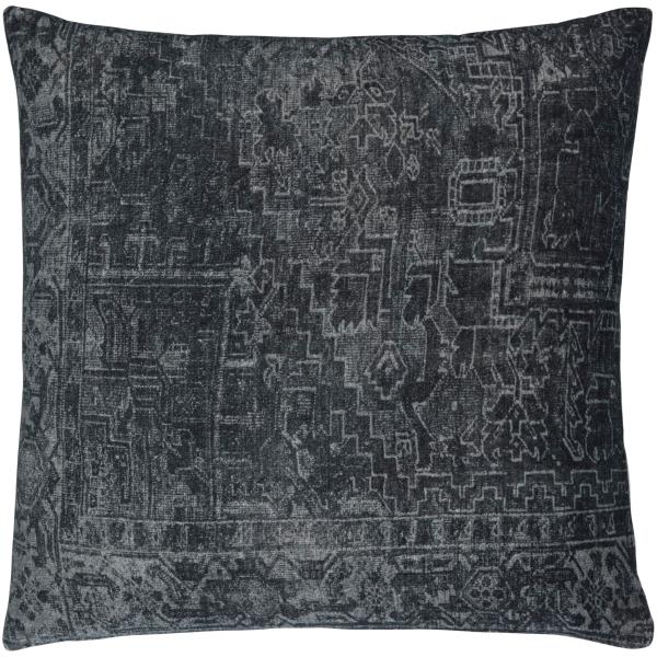 Livabliss x Galey Alix Toole Global Poly Insert Accent Pillow, 20" L x 20" W, Black