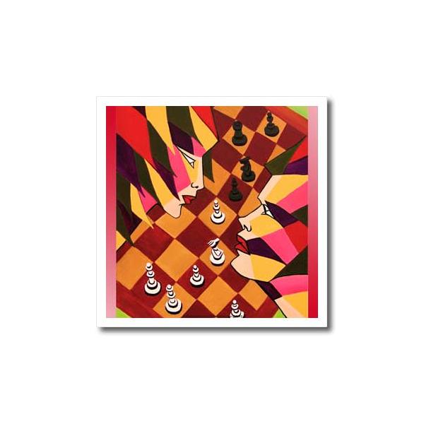 3dRose Anybody as Chess Players can Appreciate Competition not just About the Board Game but Game of Life 8x8 Iron on Heat Transfer for White Material