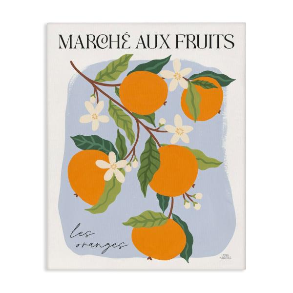 Stupell Industries Marche Aux Oranges キャンバスウォールアートデザイン Wild Apple Portfolio