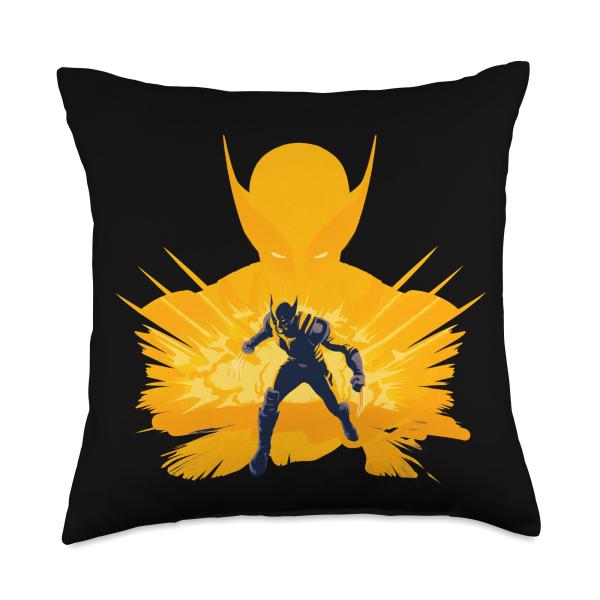 Marvel Studios Deadpool ＆ Wolverine Kaboom Goes Wolverine Throw Pillow
