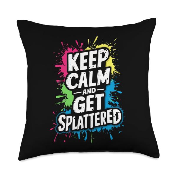 Ultimate Paintball Adrenaline For Paintball Player And Team Throw Pillow