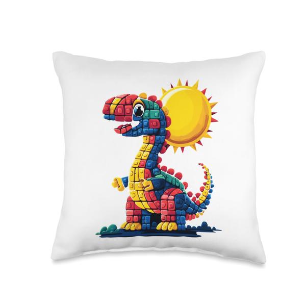 Legosaurus Legos Saurus Throw Pillow