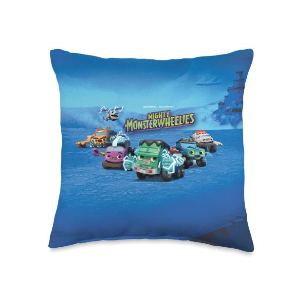 DreamWorks Mighty MonsterWheelies Team Throw Pillow