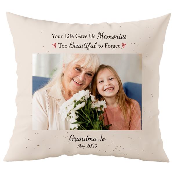Custom Pillow - Sympathy Gifts for Loss of Loved One - Personalized Memorial Gifts for Family or Friends - Throw Pillow Sorry For Your Loss Gift - USA