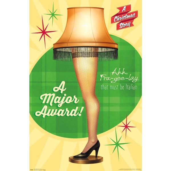 A Christmas Story - Lamp Wall Poster, 19L" x 13W", Premium Unframed Version