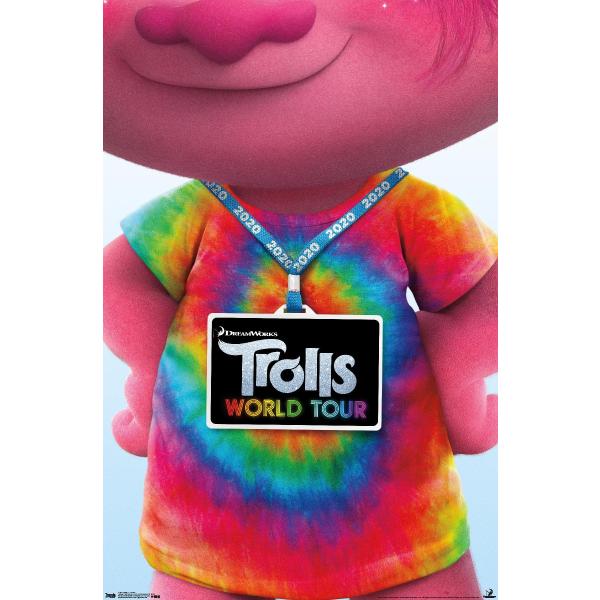 Trends International Trolls: World Tour - Teaser Wall Poster, 19L x 13W, Premium Unframed Version