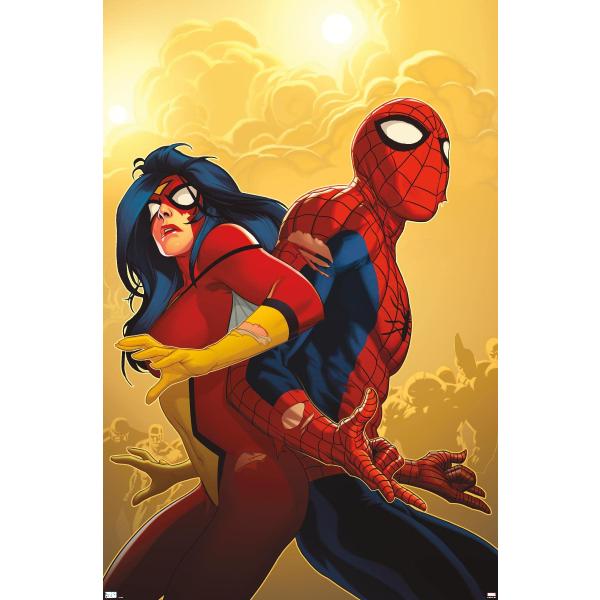 Trends International Marvel Comics Spider Woman - New Avengers #59 Wall Poster, 19L x 13W, Premium Unframed Version