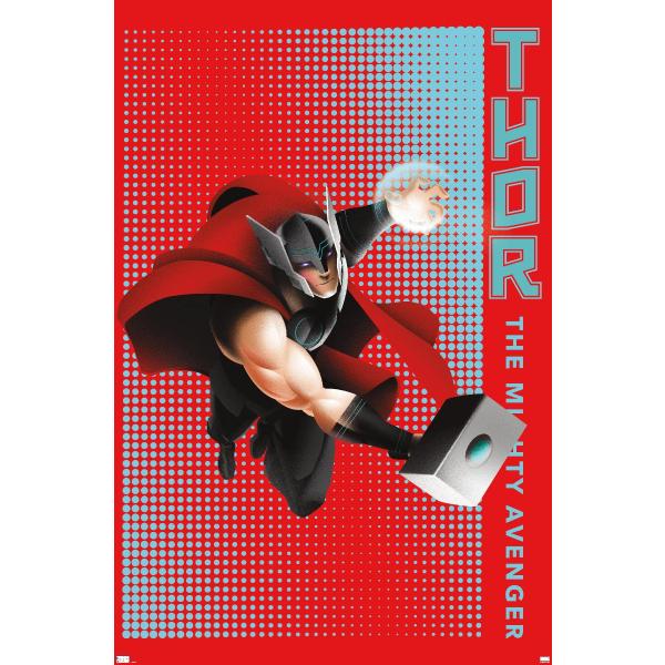 Trends International Marvel Shape of a Hero - Thor Wall Poster, 19L x 13W, Premium Unframed Version