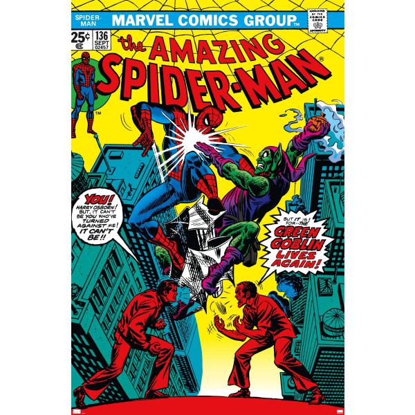 Trends International Marvel Comics Green Goblin - The Amazing Spider-Man #136 Wall Poster, 19L x 13W, Premium Unframed Version