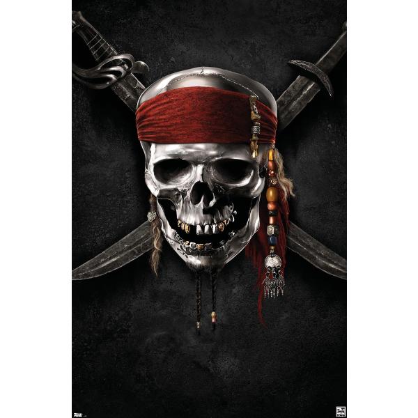 Disney Pirates of the Caribbean: On Stranger Tides - Teaser One Sheet Wall Poster, 19L" x 13W", Premium Unframed Version