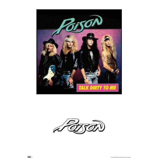 Trends International Poison - Talk Dirty To Me Album Series Wall Poster, 19L x 13W, Premium Unframed Version