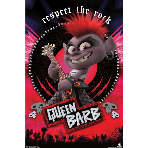 Trolls: World Tour - Barb Wall Poster, 19L" x 13W", Premium Unframed Version