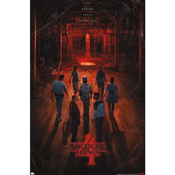 Trends International Netflix Stranger Things: Season 4 - Creel House Teaser One Sheet Wall Poster, 19L x 13W, Premium Unframed Version