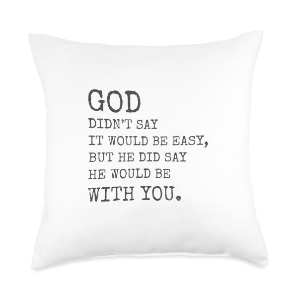 Christian Religious Devotional Throw Pillow