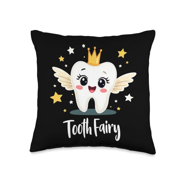 Tooth Fairy Throw Pillow