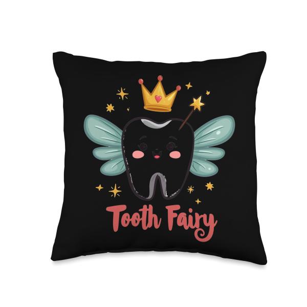Tooth Fairy Throw Pillow