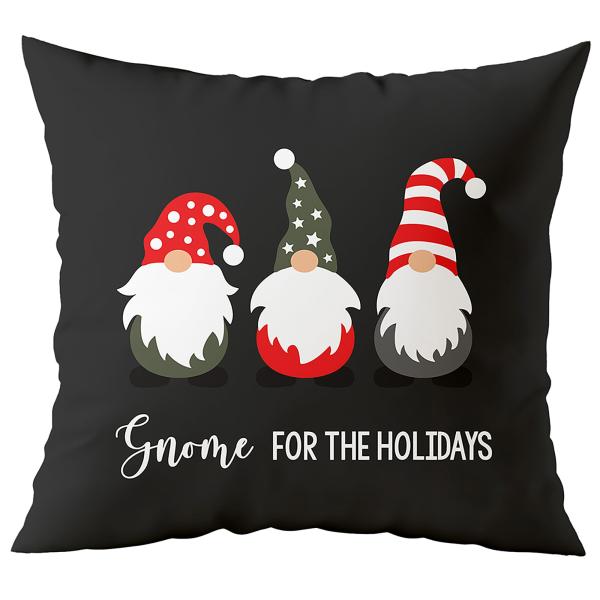Custom Pillow - USA Made - Christmas Throw Pillows - Personalized Pillows with Pictures or Text - Christmas Pillow - Gnome Christmas Decor - Grandpare