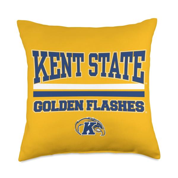 Kent State Golden Flashes | Official NCAA Merch | VNPKNST301 Throw Pillow