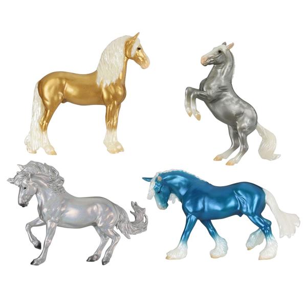 Breyer Horses Stablemates | ブリリアンスギフトセット | 75周年記念限定版| 馬の置物 | モデル#B-SM-10257