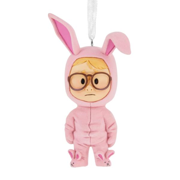 Hallmark A Christmas Story ウサギのスーツを着たラルフィー 定型化されたクリスマスオーナメント、クリスマス映画ギフト