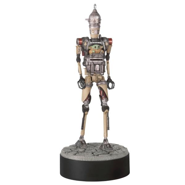 Hallmark Keepsake クリスマスオーナメント スター・ウォーズ：ザ・マンダロリアン グローグー IG-12操縦 サウンド付き、スター・ウォーズファンへのギフト