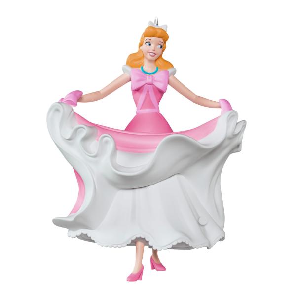 Hallmark 記念品 クリスマスオーナメント 2025、ディズニーシンデレラ シンデレラ シンデレリーミュージカル用ラブリードレス、ディズニーファンへのギフト。