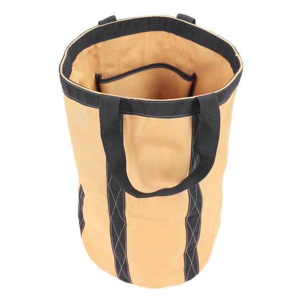 Luqeeg Tool Bucket Bag, Heavy Duty Tool Organizer, Portable Electrician Storage Organizer, 30kg Capacity Oxford Fabric 50 X 30cm for Garden Constructi