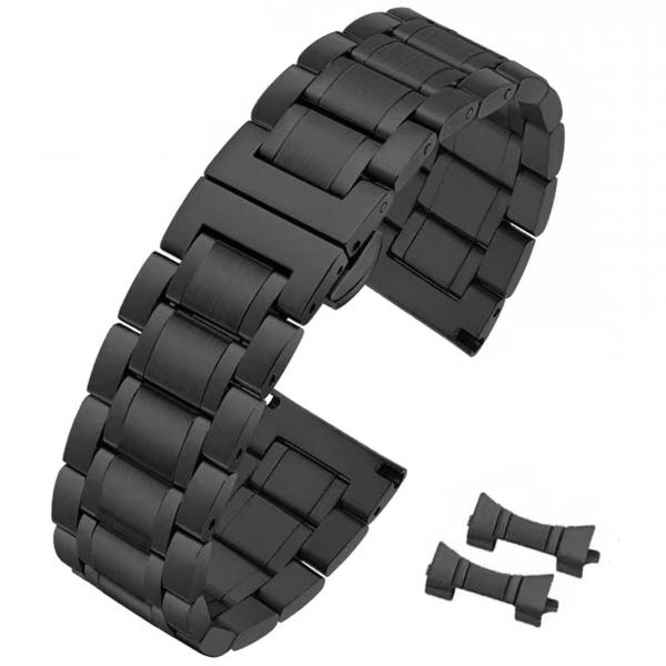 Nizonlaie Quick Release Stainless Steel Watch Band Bracelet 14mm to 24mm Straight ＆ Curved End Universal Stainless Steel Metal Watch Strap Smartwatch