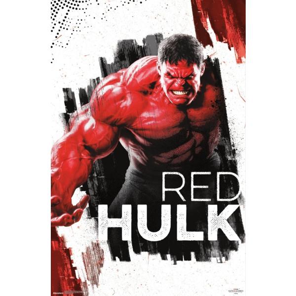 Marvel Captain America: Brave New World - Red Hulk Wall Poster, 19L" x 13W", Premium Unframed Version